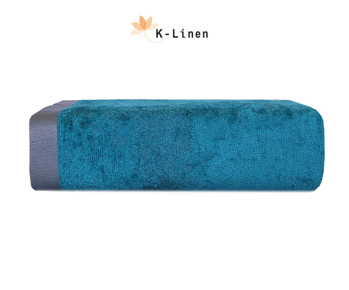 soft velour bath sheet