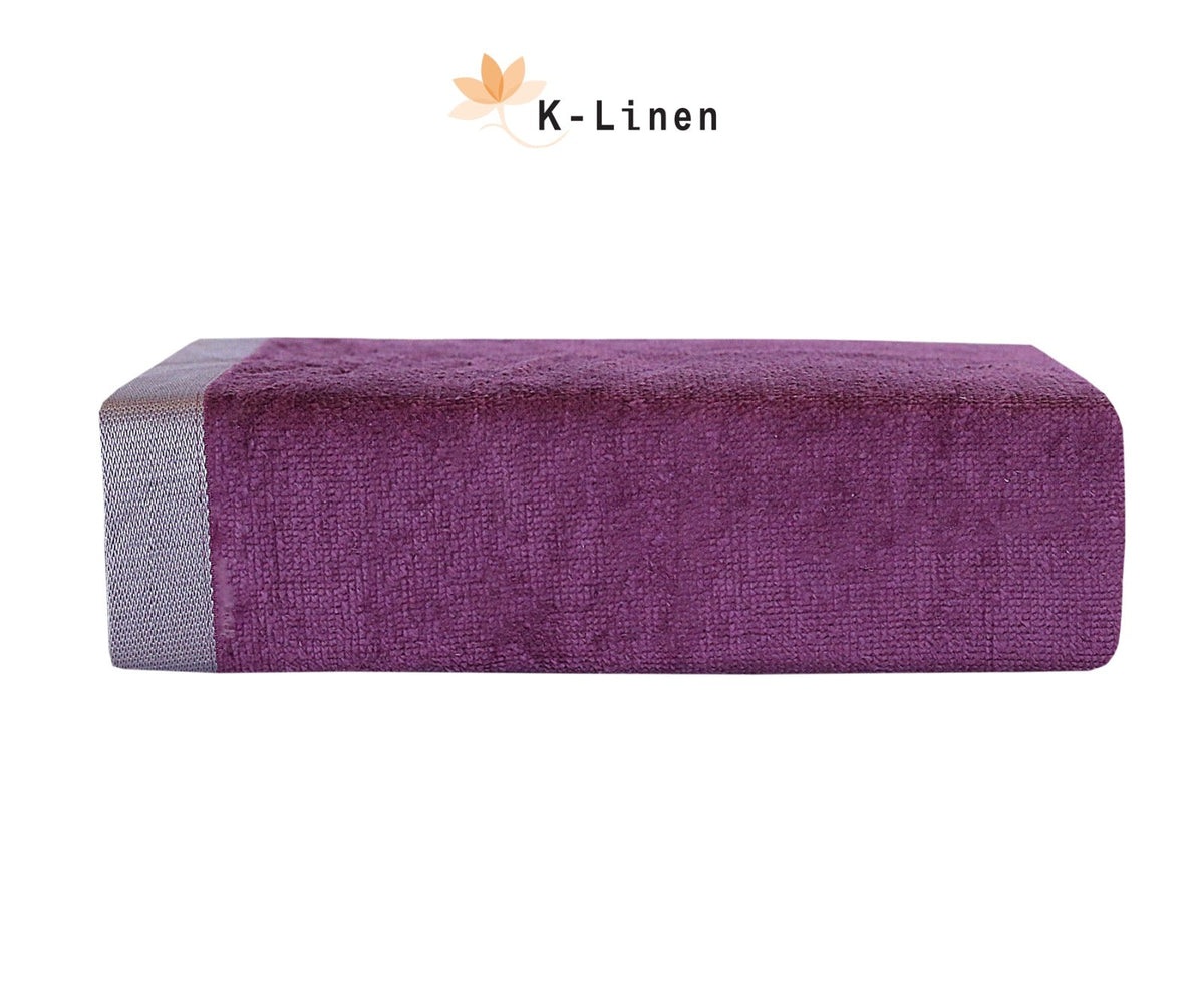 soft velour bath sheet