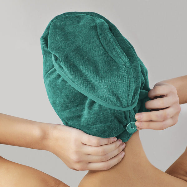 Hair Turban / Hair Towel  - Emerald