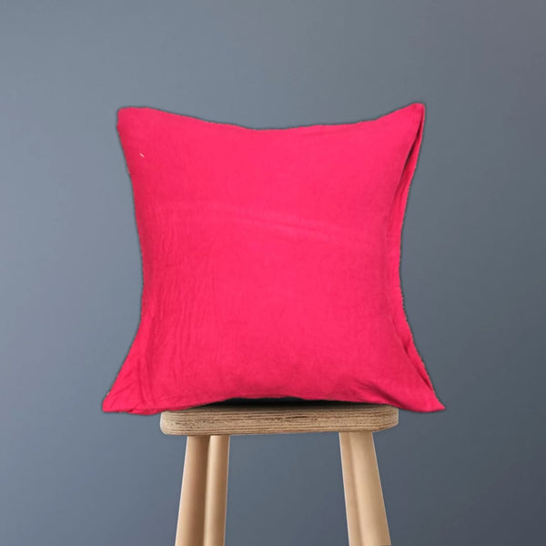 Jersey Cushion Cover - Shocking Pink