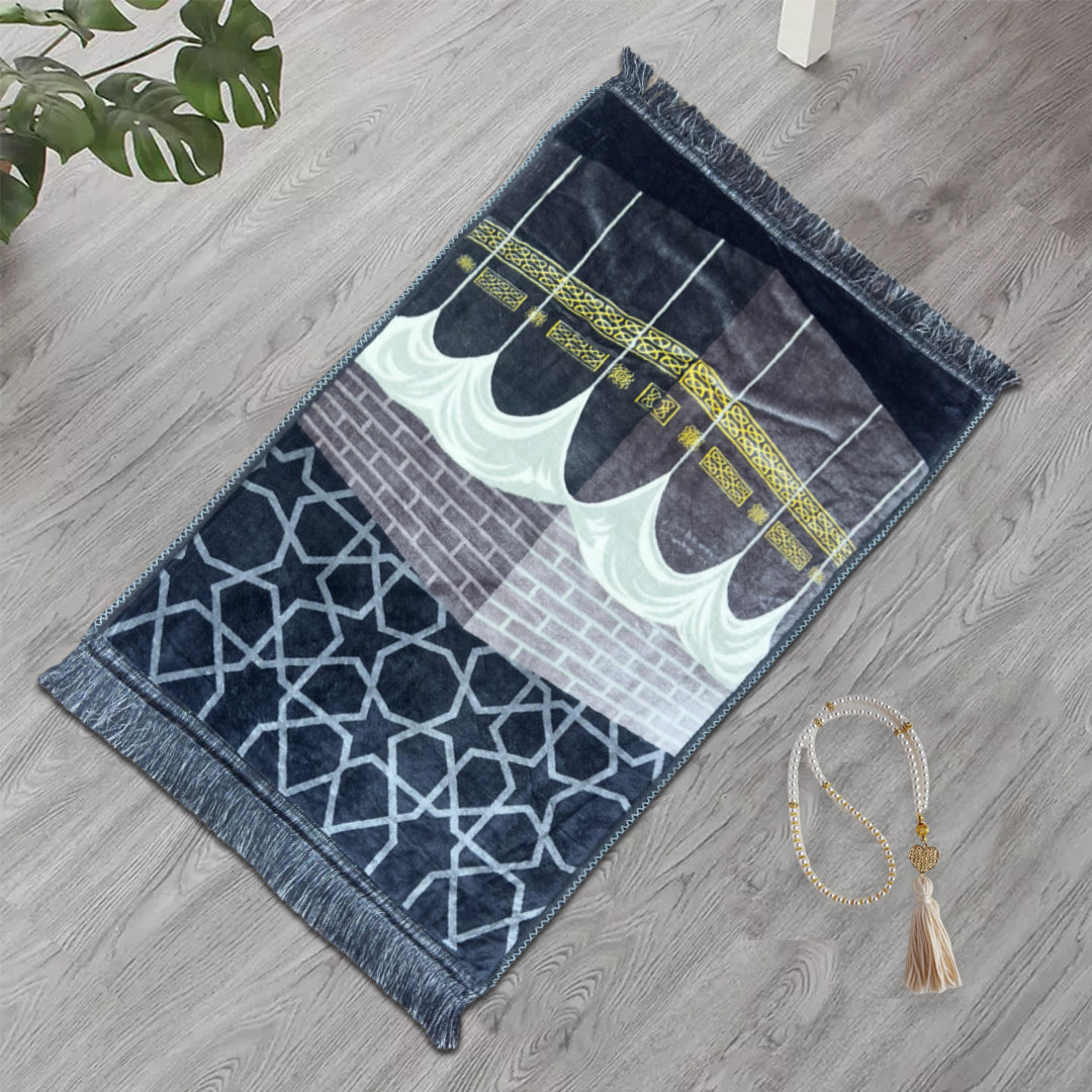 Premium Velvet Prayer Mat - Mualtazam