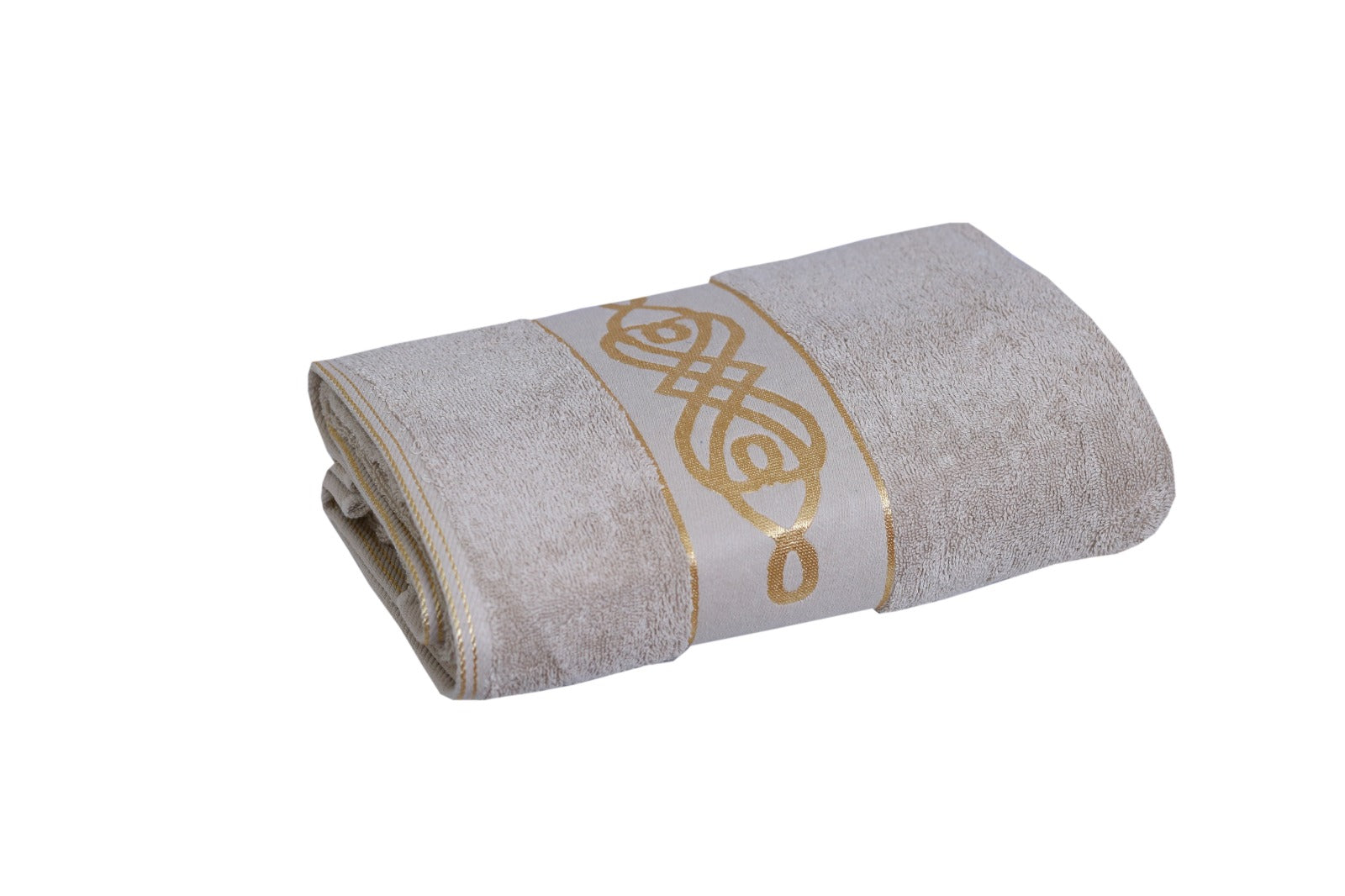 Premium Jacquard Towel - Beige