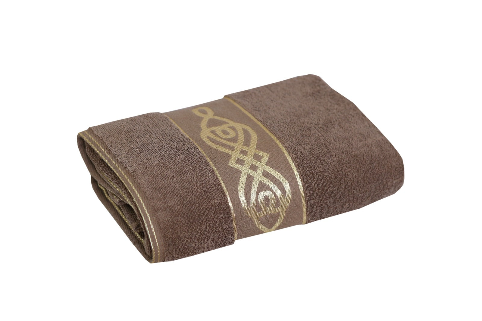 Premium Jacquard Towel - Brown
