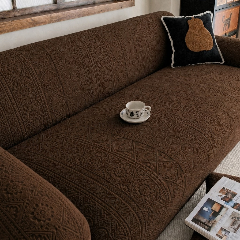 Bohemian Sofa Cover - Brown