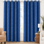 Jacquard Curtains - Blue