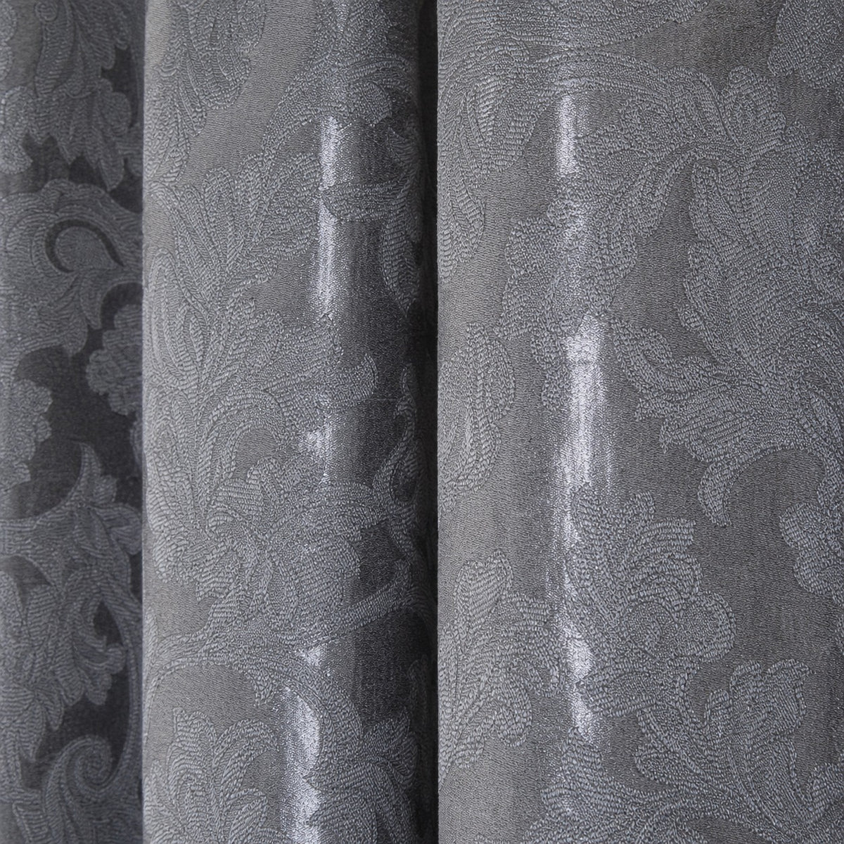 Jacquard Curtains - Grey