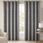 Jacquard Curtains - Grey