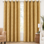 Jacquard Curtains - Golden