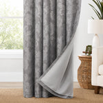 Jacquard Curtains - Grey