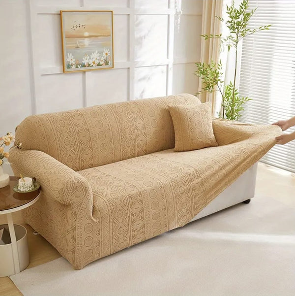 Bohemian Sofa Cover - Camel Brown