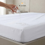 Water Proof Mattress Protector - White