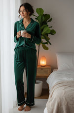 Women Velvet suite - Emerald Green