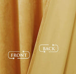 premium velvet curtain golden