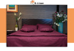solid bridal bed sheet bed sheet.