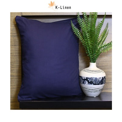 solid blue cushion cover cushion cover.