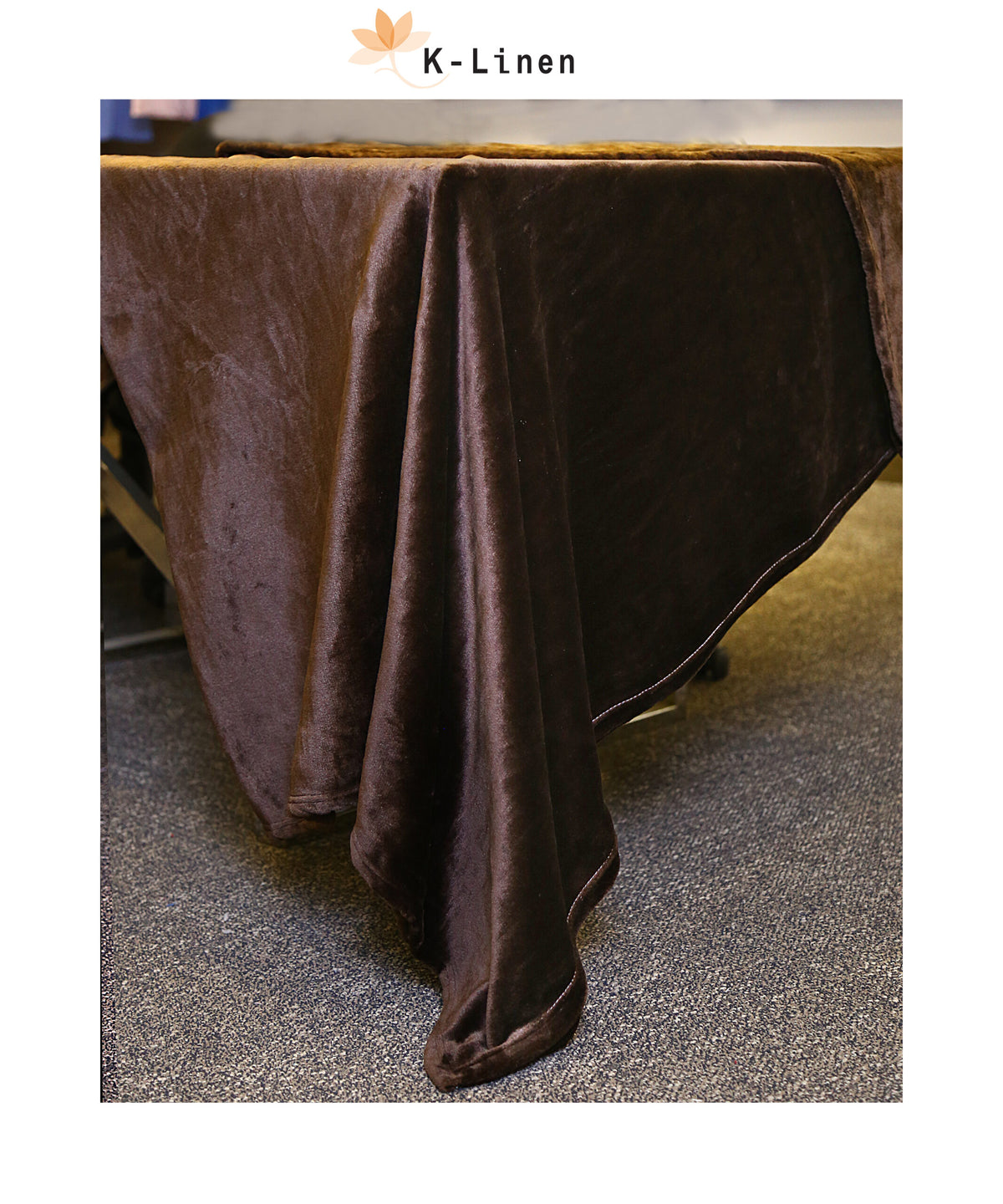 choco brown microfiber plush blanket blanket.