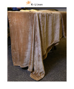 beige microfiber plush blanket blanket.