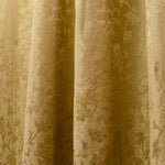 jacquard curtains golden