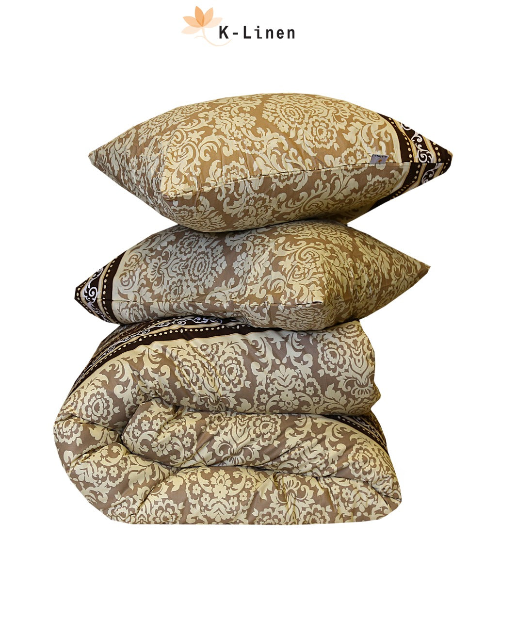 cotton duvet cover set camel floral 3pcs duvet cover set.