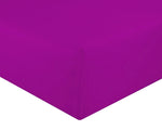 Jersey FItted Sheet - Dark Purple