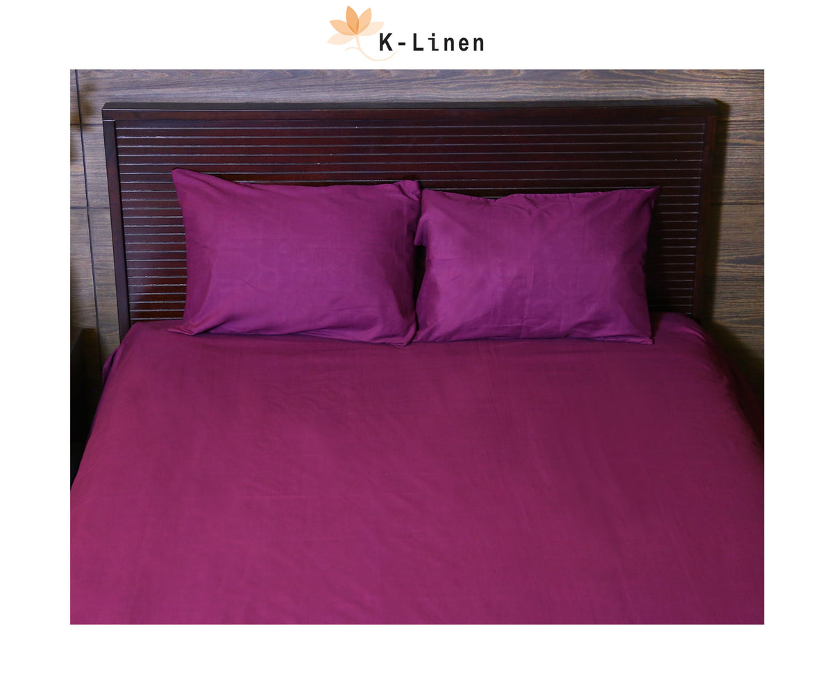 dark purple solid bed sheet set bed sheet set.