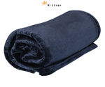 charcoal microfiber plush blanket blanket.