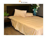 ivory solid bed sheet set bed sheet set.