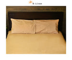 ivory solid bed sheet set bed sheet set.