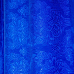 jacquard curtains blue
