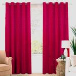 jacquard curtains maroon