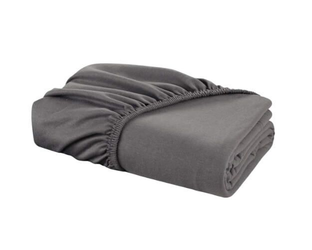 Jersey Bed Fitted Sheet Grey