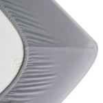 Jersey Bed Fitted Sheet Light Grey