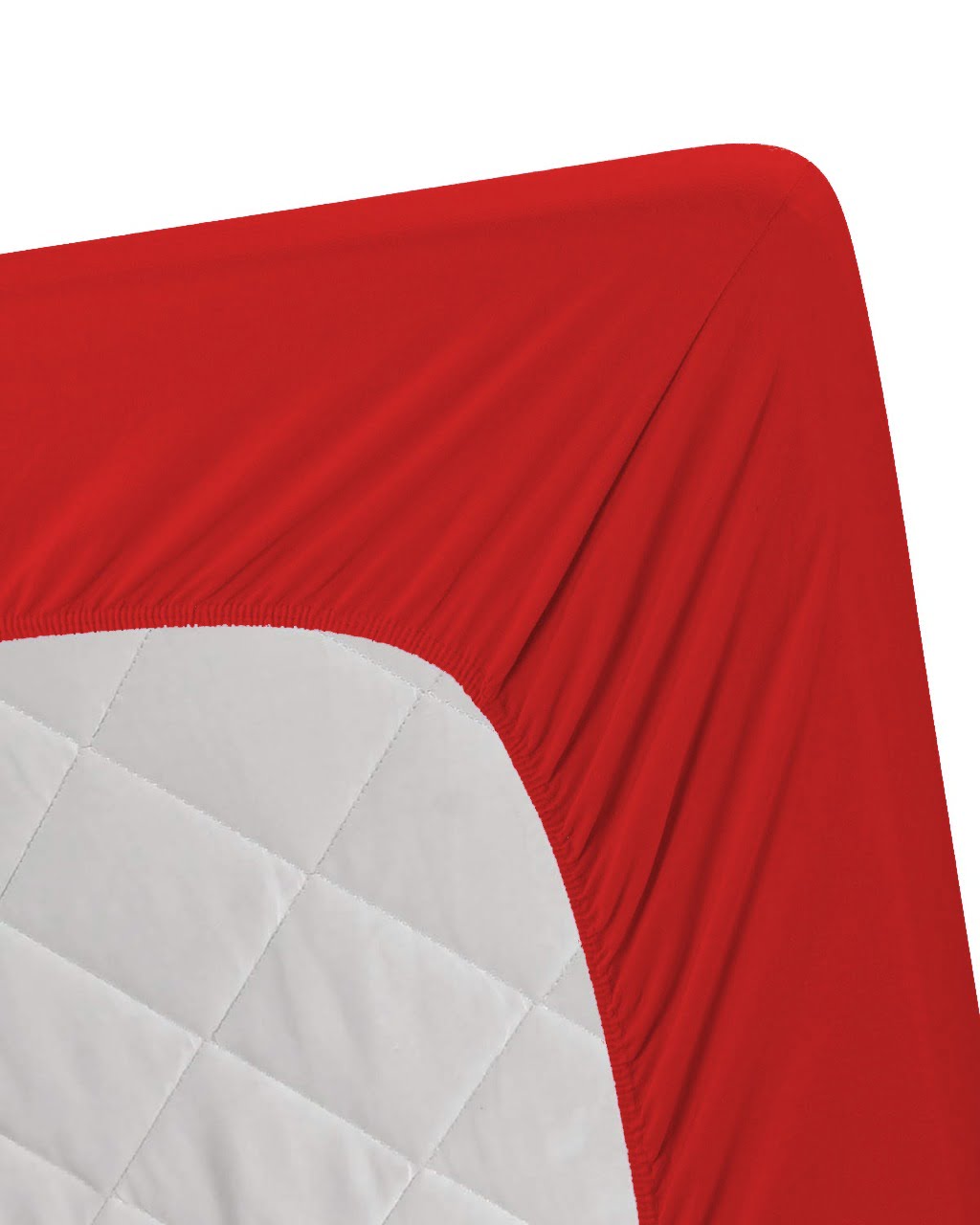 jersey bed fitted mehroon