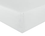 jersey bed fitted white