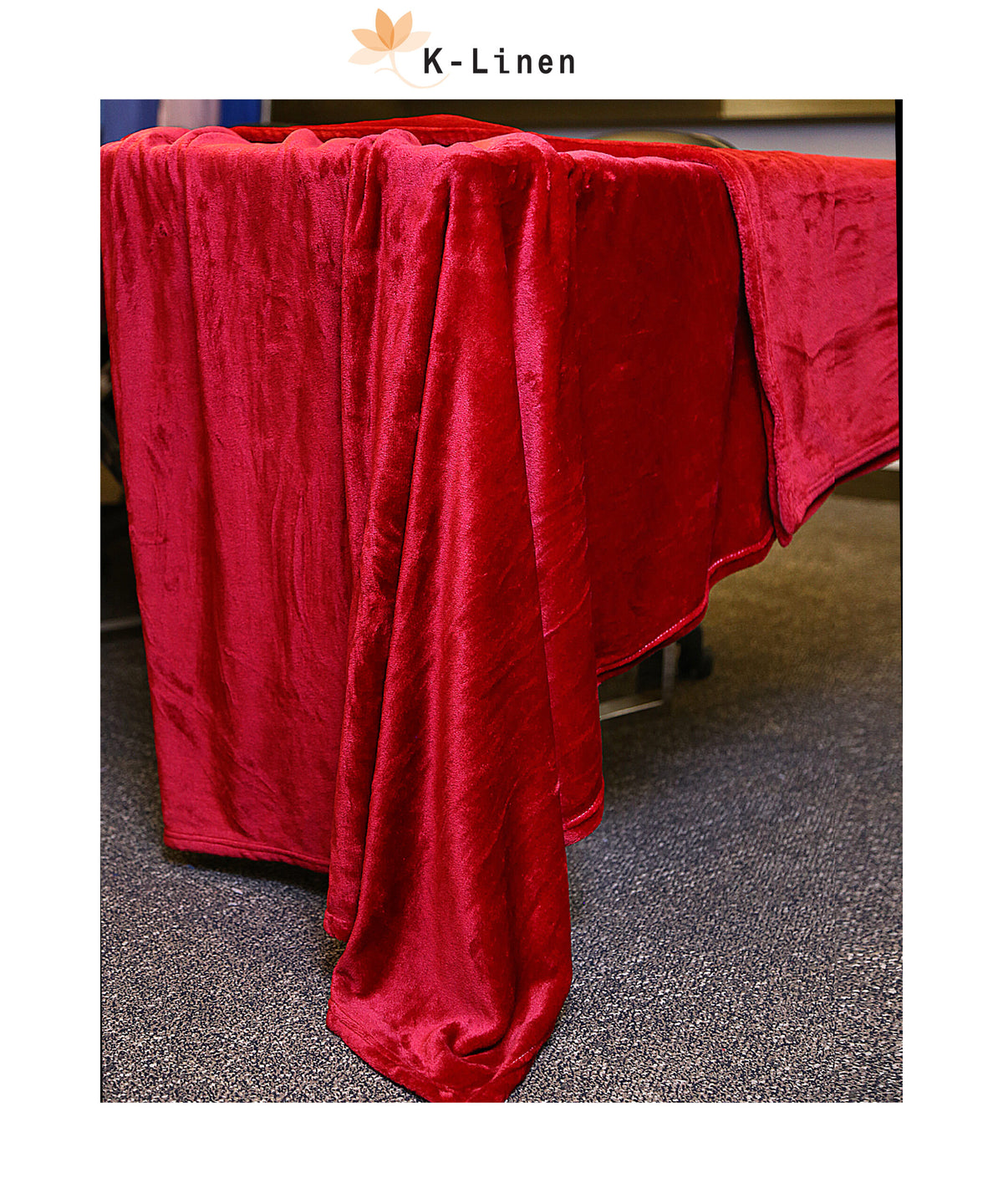 maroon microfiber plush blanket blanket.