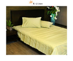 lime green solid bed sheet set bed sheet set.