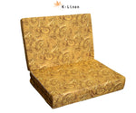 portable mattress yellow texture dining table mat set.