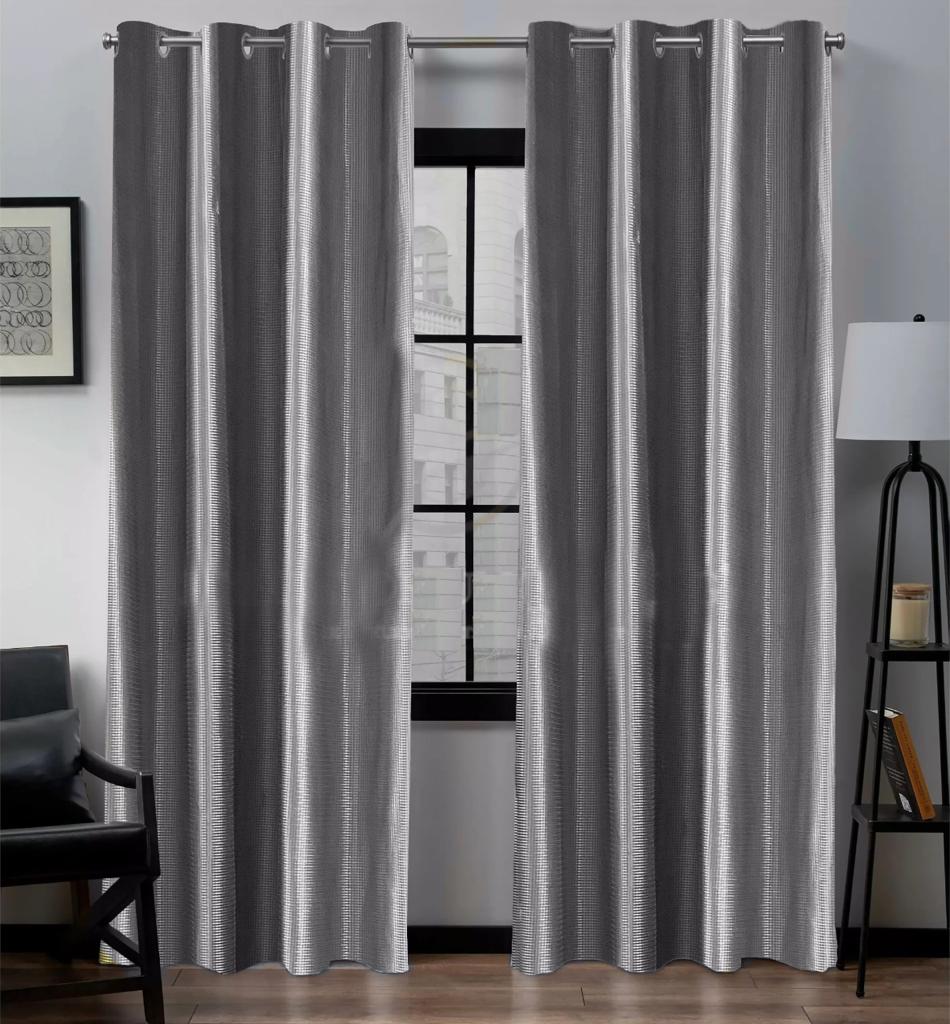premium net curtains grey