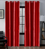 premium net curtains red
