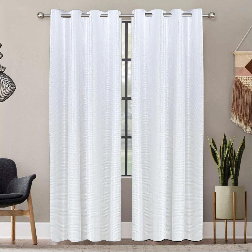 premium net curtains white