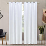 premium net curtains white