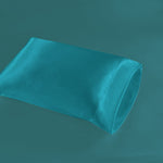 premium satin sheet aqua blue