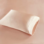 premium satin sheet blush pink