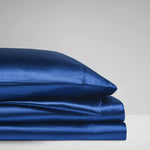 premium satin sheet royal blue