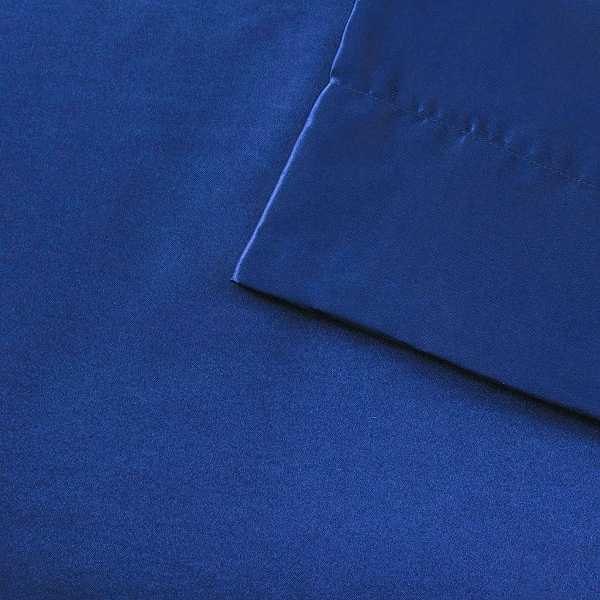 premium satin sheet royal blue