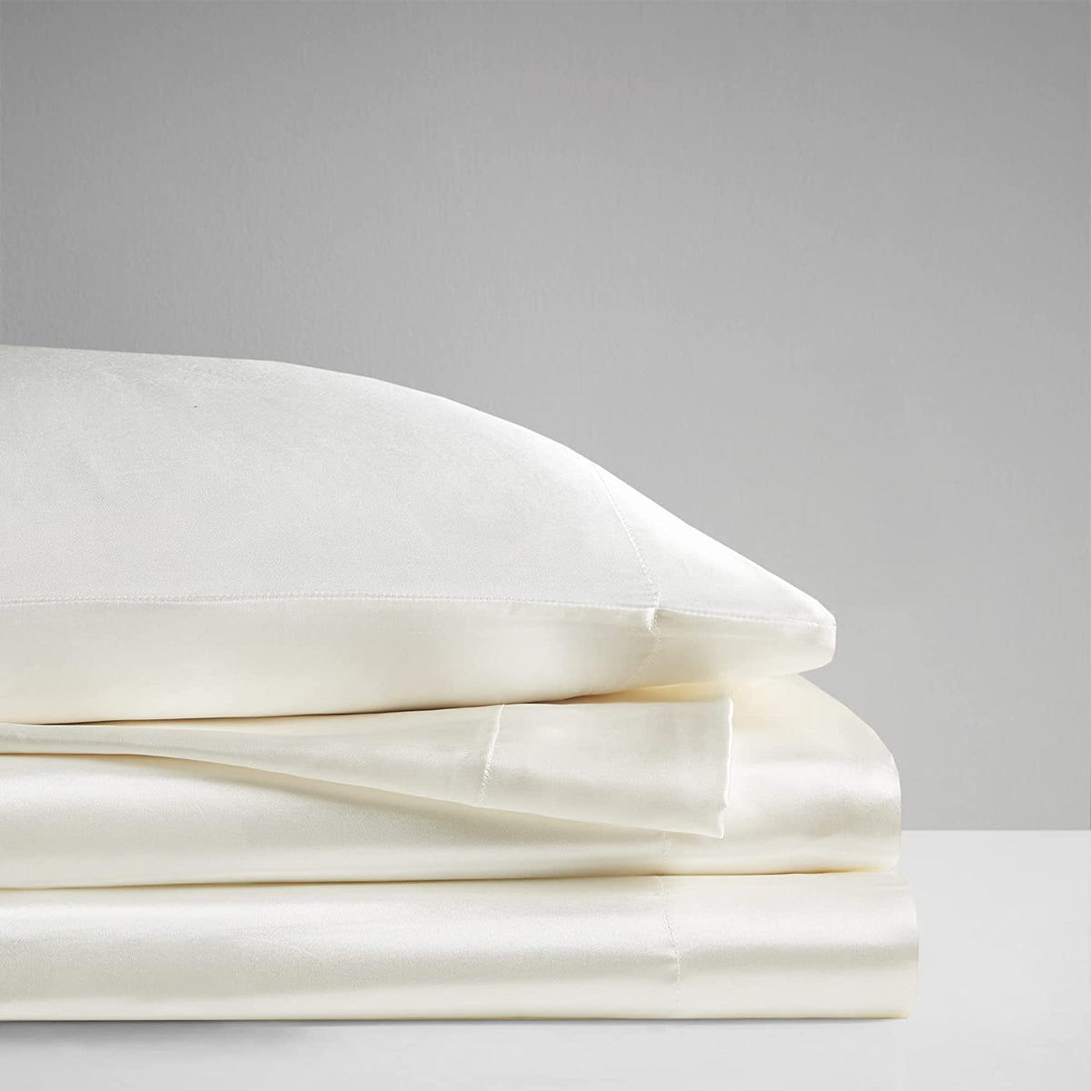 premium satin sheet white 1