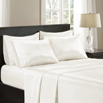 premium satin sheet white 1