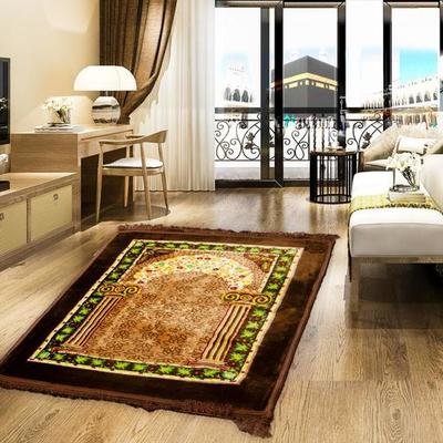 prayer mat brown velvet