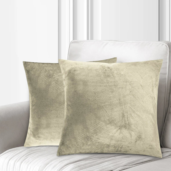 Velvet Premium Cushion Cover - White