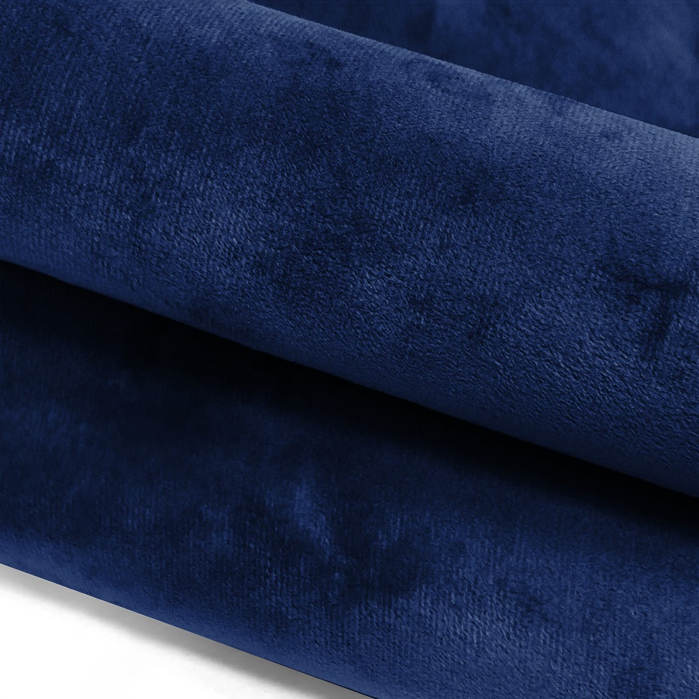 Velvet Premium Cushion Cover - Navy Blue